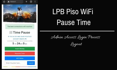 jojo piso wifi pause time|How To Pause and Resume LPB PisoWifi .